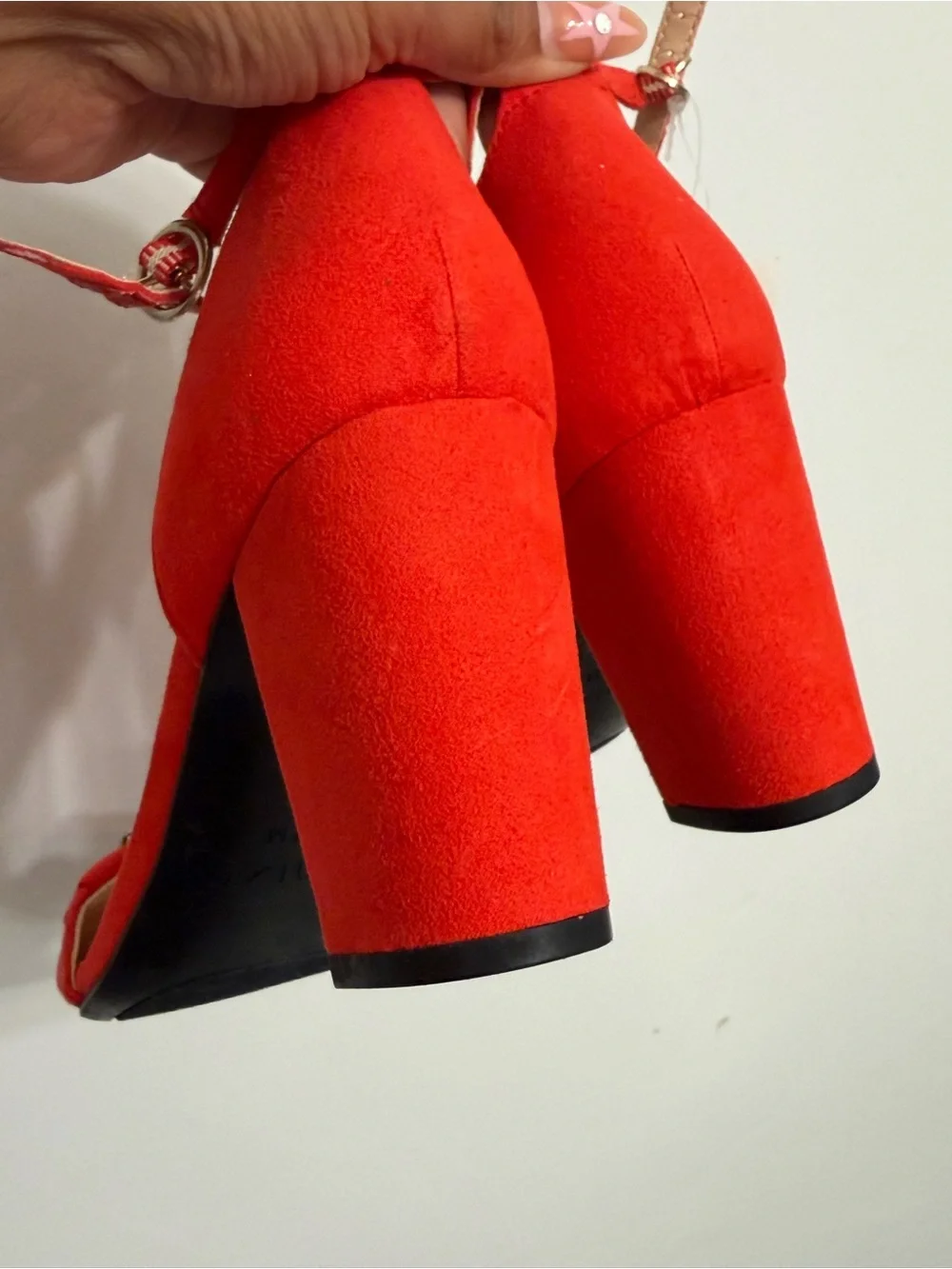 Marshalls Red heels size 7 new
